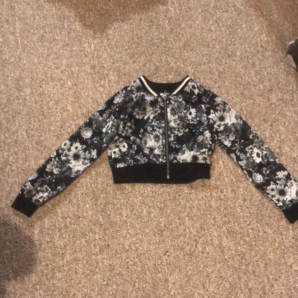 A cute little floral jacket cute with dresses